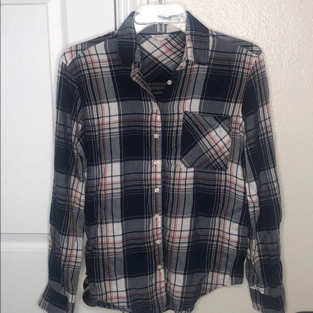 Aeropostale blue shirt checked